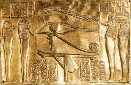 Egypt Horus gold relief.png