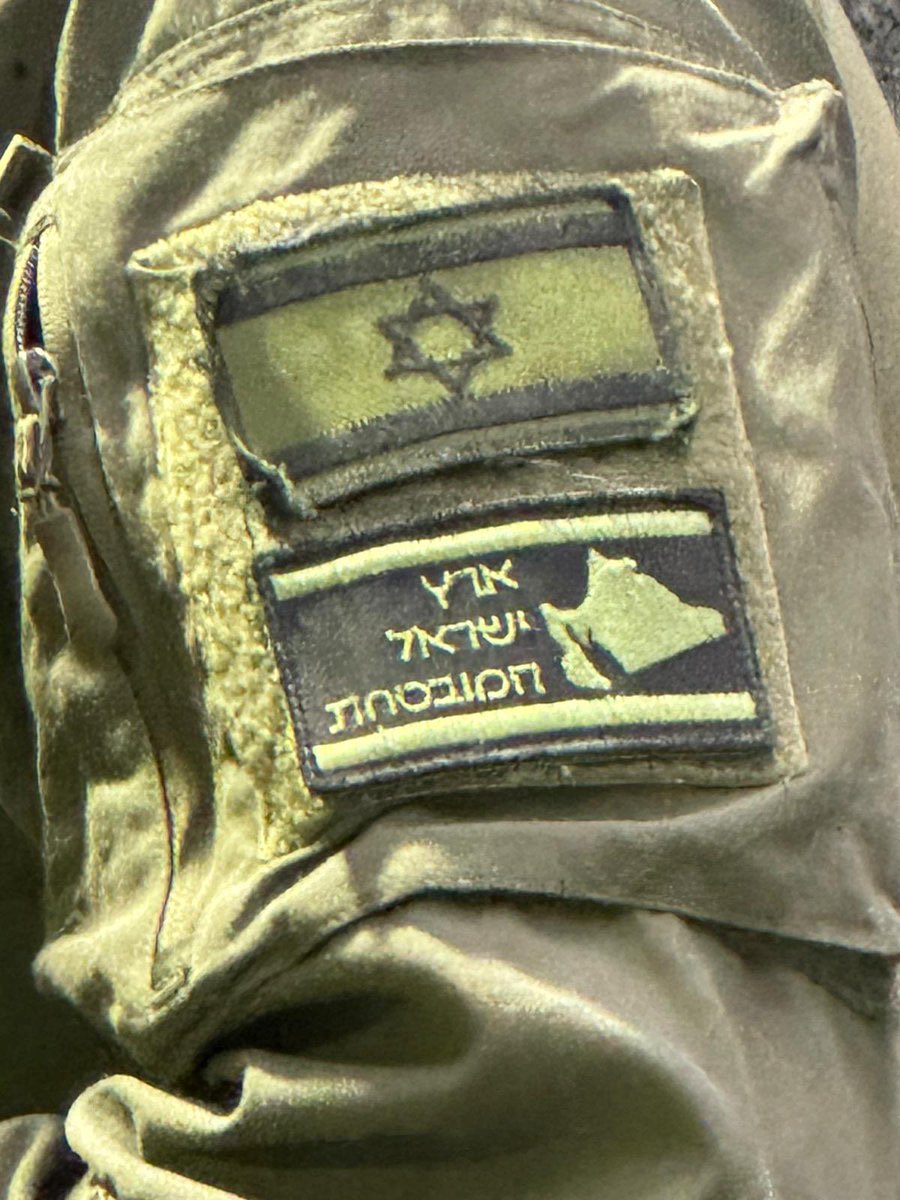 Greater Israel 'LEBENSRAUM' depicted on armband of ZioFascist Soldier.jpg