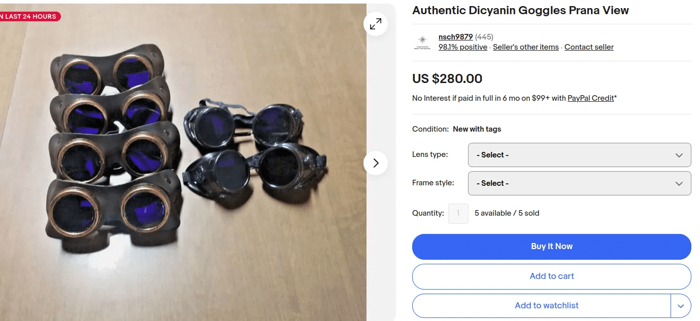 HM - ebay dicyanin goggles.png