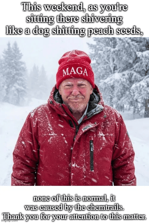 25 stycznia -" Pogoda -- Satanistyczna geoinżynieria? "