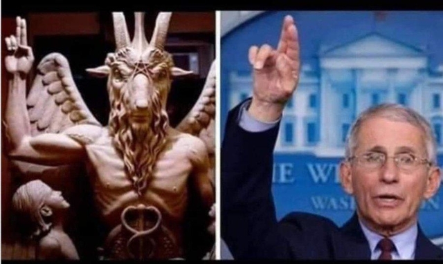 An Oath Good vs Evil HANDSIGN-FAUCI