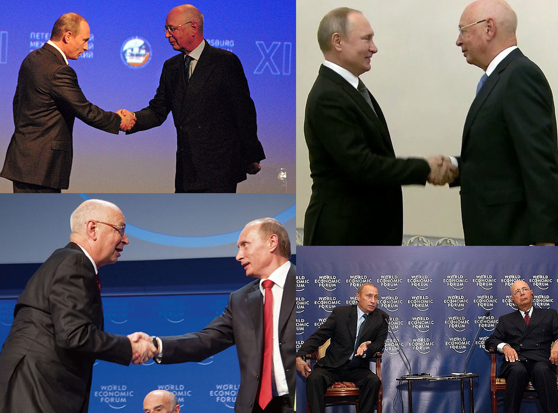 Wladimir Putin und Klaus Schwab kennen sich schon lange
